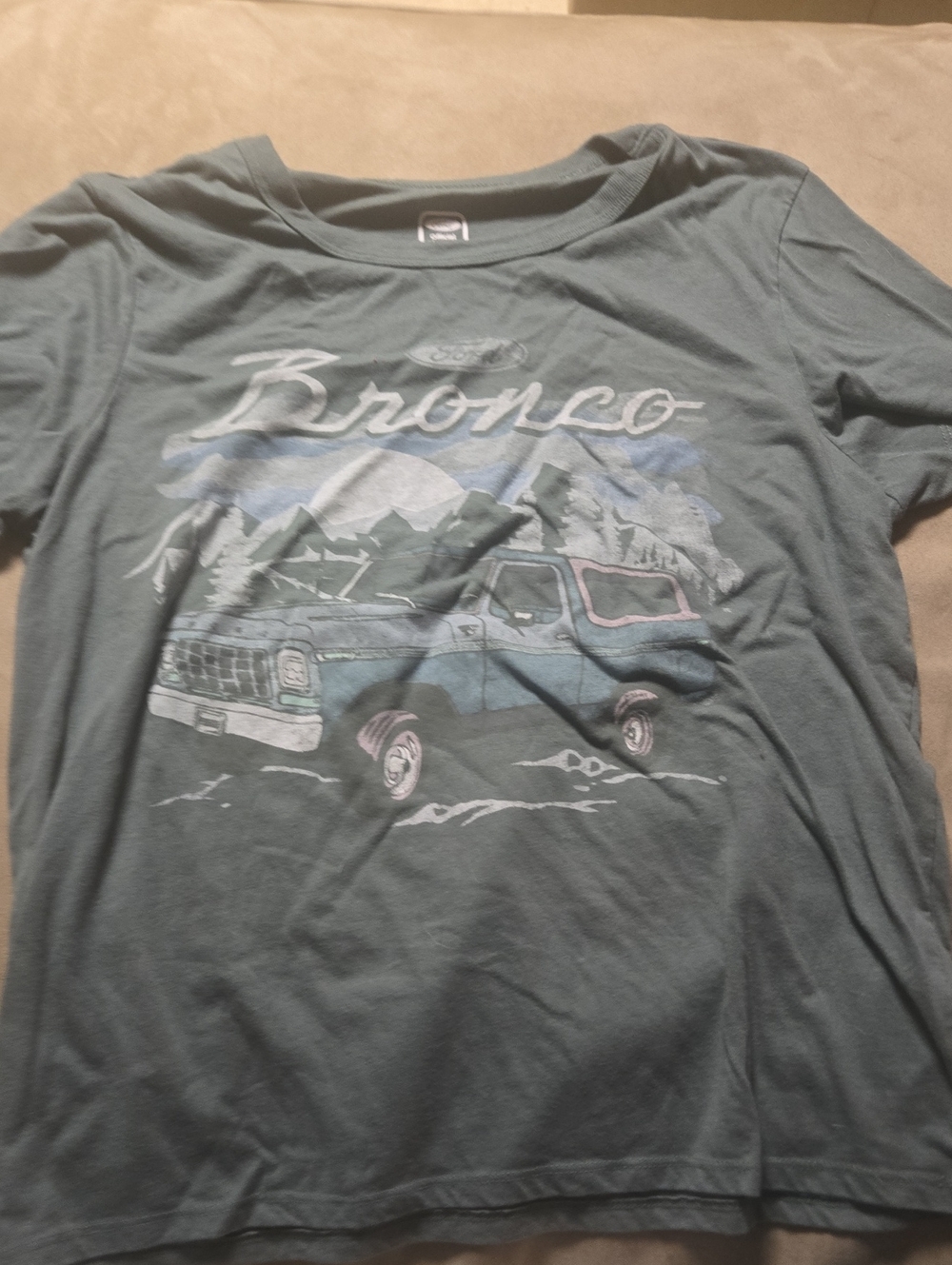 Ford Teal Graphic Bronco Tee for Kids